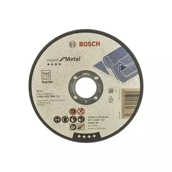 Круг отрезной по металлу Bosch Expert 125*1,0*22,2мм GER 2608603396