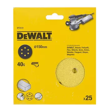 Круг шлифовальный DeWalt 150мм P40 DT3131-QZ