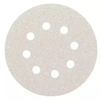 Круг шлифовальный на бумажной основе ABRAFORCE 8 отв. 125мм Р800 уп.5шт 161310