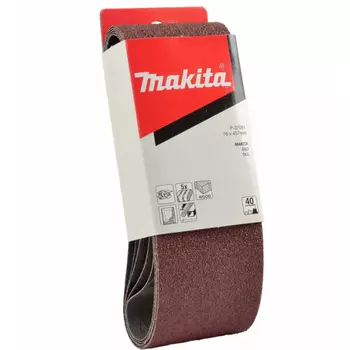 Лента шлифовальная Makita 76*457мм K40 5шт P-37091