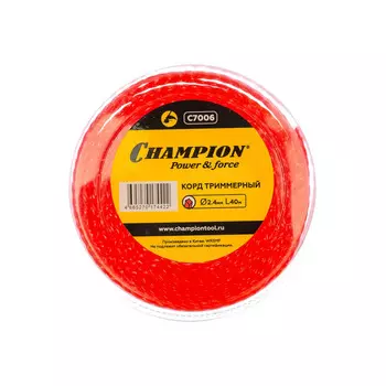Леска Champion Twisted Square 2,4мм*40м витой квадрат C7006