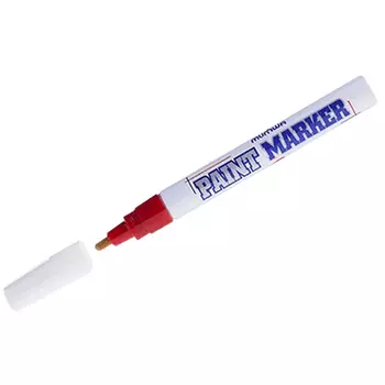 Маркер-краска MunHwa красный 4мм нитро-основа IPM-03