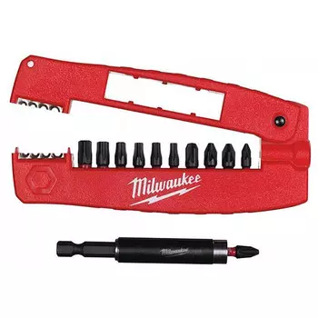 Набор бит Milwaukee Shockwave "Крокодил №2" 12шт 4932430910