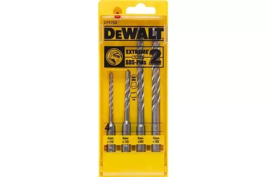 Набор Dewalt SDS-plus 4шт DT9700-QZ
