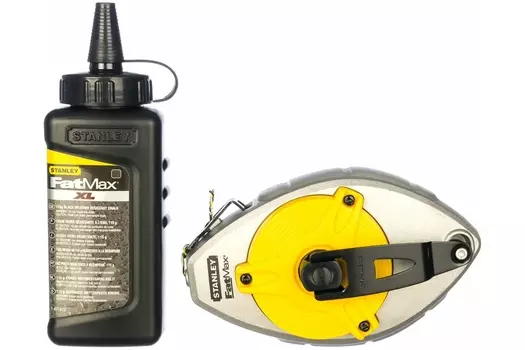 Набор для разметки Stanley:шнур FatMax XL+черн.порошок 0-47-488