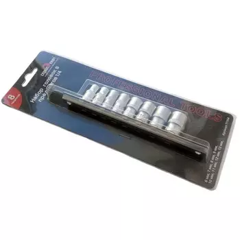 Набор головок Сервис Ключ 1/4 8пр. 6,7,8,9,10,11,12,13 77554