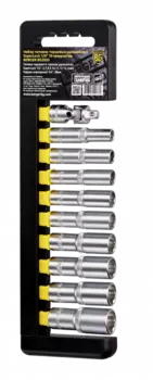 Набор головок удлиненных Berger 1/4" SuperLock 10 предметов BG2033