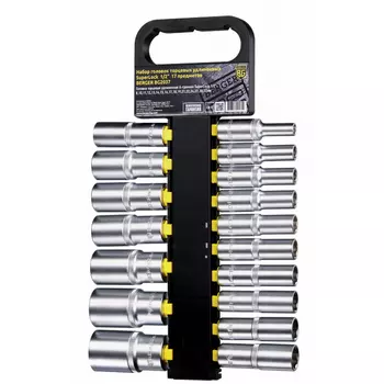Набор головок удлиненных Berger 1/2" SuperLock 17 предметов BG2037