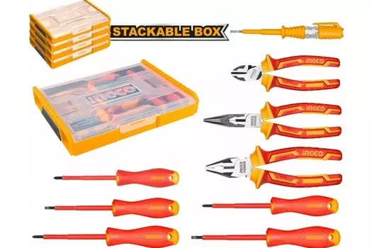 Набор инструмента INGCO Industrial 9предм HKTV01H091