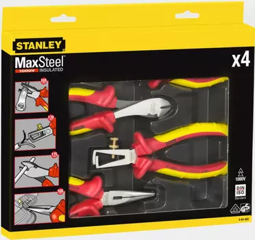 Набор инструмента Stanley Fatmax VDE плоскогубцы + кусачки 4-84-489