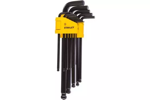 Набор ключей шестигранных Stanley 1/16"-3/8" с шаром 12шт 0-69-257