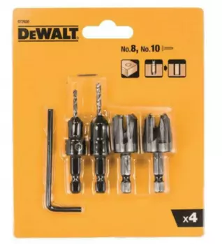 Набор резаков DeWalt (5шт) для пробок сверл с зенкарами DT7620-QZ