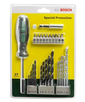 Набор сверл и бит Bosch (27шт) 2607017201