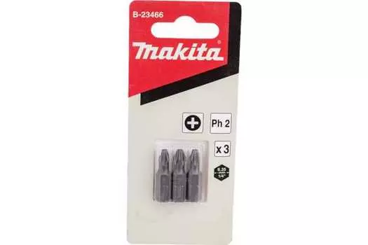 Насадка Makita PH2 C-form 25мм 3шт B-23466