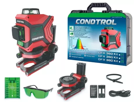 Нивелир лазерный Condtrol GFX 360-2 Kit 1-2-403