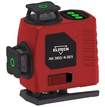 Нивелир лазерный Elitech ЛН 360/4-ЗЕЛ E0306.018.00