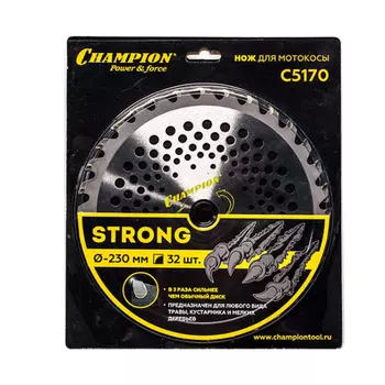 Нож с зубцами из твердого сплава Champion Strong 32/230/25,4 C5170