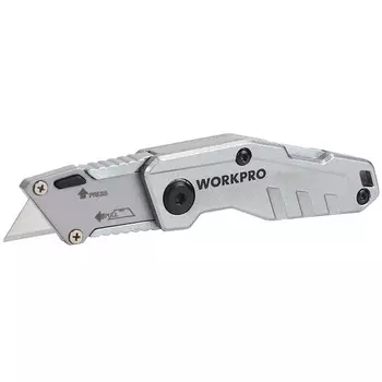 Нож WorkPro cкладной алюминиевый WP211010