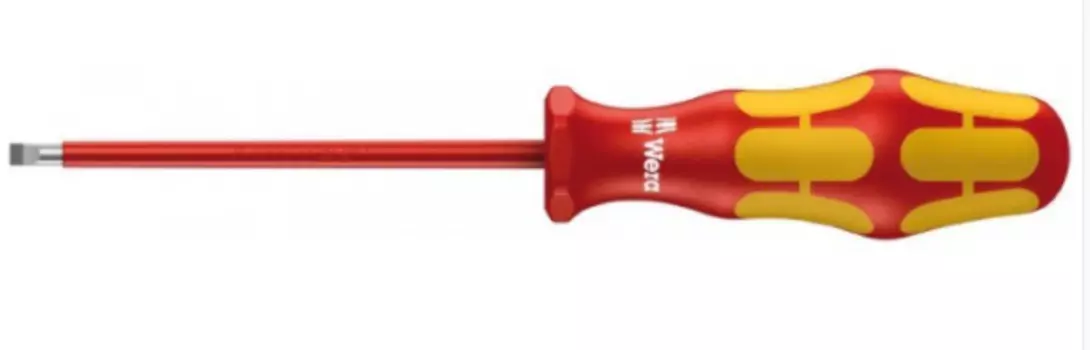 Отвертка диэлектрическая Wera SL1,6*8*200мм WE-006135