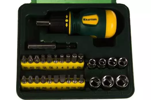 Отвертка наборная Kraftool Kompakt-29 25556-H29
