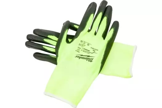 Перчатки Milwaukee с защитой 1ур сигнальные L/9 4932479918