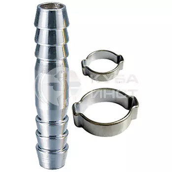 Переходник Fubag 8мм елочка на елочку 2 обжимных кольца 8х13мм 180391