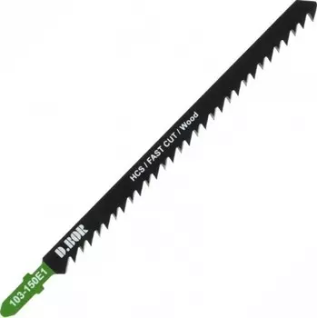 Пилки для лобзика по дереву d.Bor HCS/FASTCUT/Wood 125/150*4 мм T344D/3104-XL 5шт D-103-150E1-05