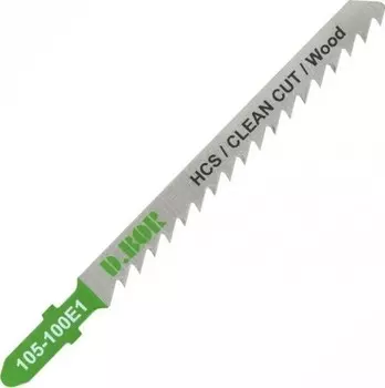Пилки для лобзика по дереву d.Bor HCS/CLEAN CUT/Hard Wood 75/100*4 мм T101BR/3102 2шт D-105-100E1-02