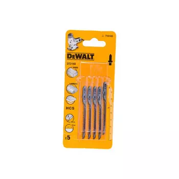 Пилки для лобзика по дереву DeWalt HCS 100*68*4,0*60мм 5шт DT2168-QZ