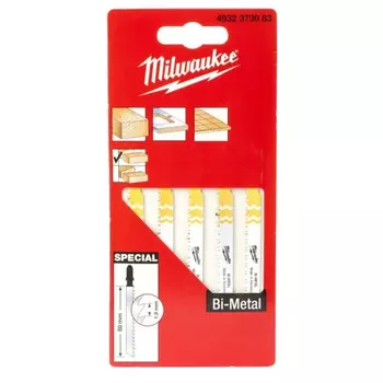 Пилки для лобзика по ламинату и паркетной доске Milwaukee Special T101AIF 60мм 5шт 4932373083