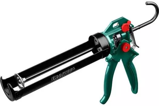 Пистолет для герметика Kraftool Expert 4-in-1 cкелетный поворотный антикапля 310мл 6675