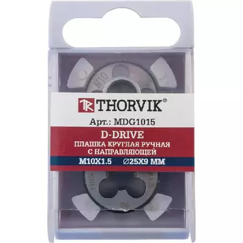 Плашка Thorvik D-Drive М8*1,25 HSS Ф25*9мм MDG8125 52863