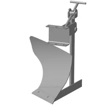 Плуг средний, стойка 10*500 мм. ширина захвата 200 мм. со сцепкой 01.04.13 ПМБС 10.500.200