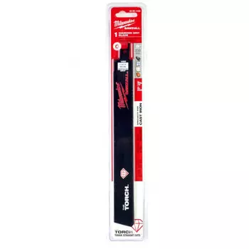 Полотно для сабельной пилы по чугуну,металлу,стекловолокну Milwaukee 230мм 1шт 48001450