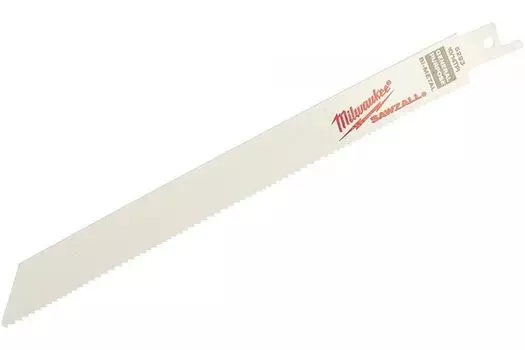 Полотно для сабельной пилы по дереву,металлу,пластику Milwaukee 200*2,5/1,8мм 5шт 48005293