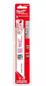 Полотно для сабельной пилы по дереву,металлу,пластику Milwaukee 150*2,5мм 5шт 48005092