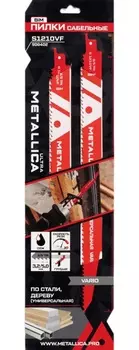 Полотно для сабельной пилы по дереву с гвоздями Metallica Ultra S1210VF 300*275мм шаг 3,2/5мм BiM Vario 2шт 908402