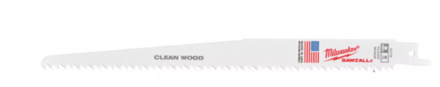 Полотно для сабельной пилы по дереву и пластику Milwaukee 230*4,2мм (5шт) 48005016