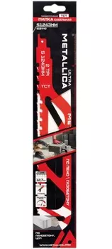 Полотно для сабельной пилы по газобетону/ЦСП Metallica Ultra S1243HM 305*260мм шаг 12,7мм TCT-тв. спл. 1шт 908440