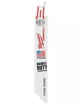 Полотно для сабельной пилы по металлу Milwaukee 150*1,4мм 5шт 48005184