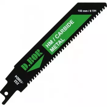 Полотно для сабельной пилы по металлу d.Bor HM/CARBIDE/METAL 115/150*3мм 1шт D-232-150D4-01