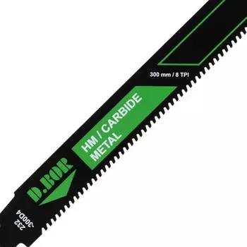 Полотно для сабельной пилы по металлу d.Bor HM/CARBIDE/METAL 265/300*3мм 1шт D-232-300D4-01
