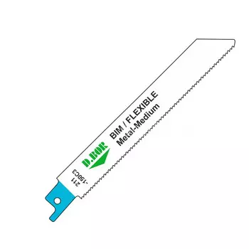 Полотно для сабельной пилы по металлу d.Bor BIM/FLEXIBLE/Metal-Medium 130/150*1,8мм S922BF 2шт D-211-150C3-02