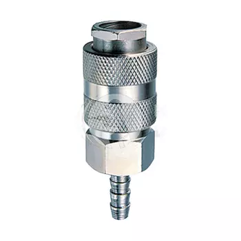 Разъемное соединение Fubag рапид муфта елочка 10мм с обжимным кольцом 10*15мм 180122