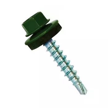 Саморез кров. *4,8х29 RAL6005 Темно-зеленый Тайвань Китай 250 шт. в упак