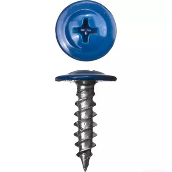 Саморез ШСММ 4,2х16 син. KP RAL 5010 20 шт - пакет Tech-Krep 125520