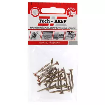 Саморез ШУж 4,0х50 пот. гол. 13 шт - пакет Tech-Krep 102495