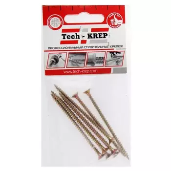 Саморез ШУж 4,0х70 пот. гол. 8 шт - пакет Tech-Krep 102497