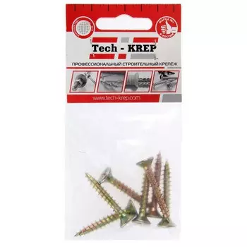 Саморез ШУж 4,5х70 пот. гол. 7 шт - пакет Tech-Krep 136370