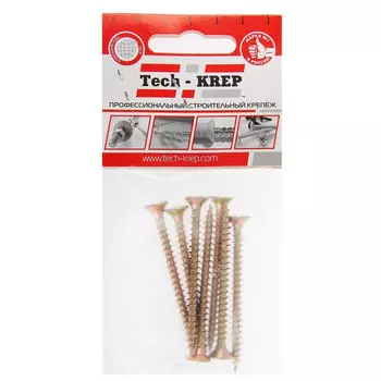 Саморез ШУж 5,0х60 пот. гол. 7 шт - пакет Tech-Krep 102512